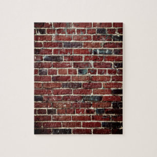Brick Wall Cool Texture Pattern Jigsaw Puzzle
