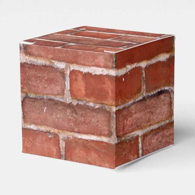 Brick Wall Favor Box (Front Side)