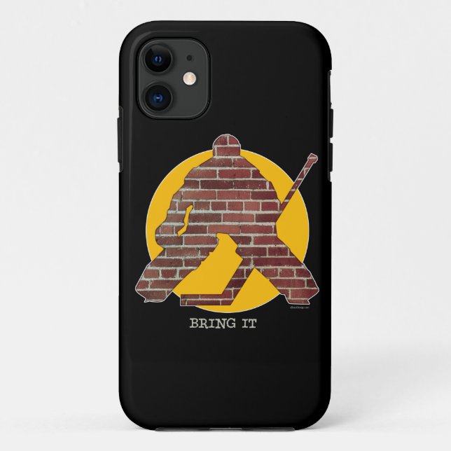 Brick Wall Goalie iPhone 5 case (Back)