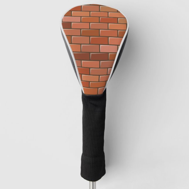 brick wall golf head cover (Front)
