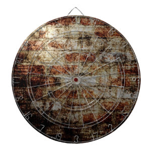 Brick wall grunge textures background dartboard