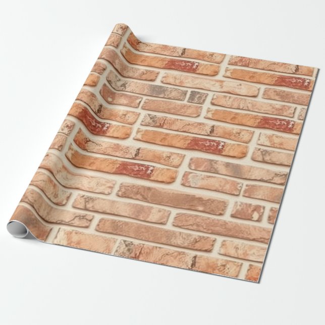 Brick Wall High Exposure  Wrapping Paper (Unrolled)