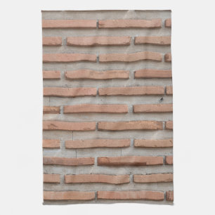 Brick wall kitchen towel