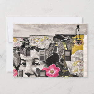 brick wall mural art in dubuque invitation