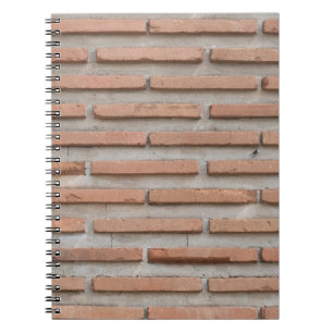 Brick wall notebook