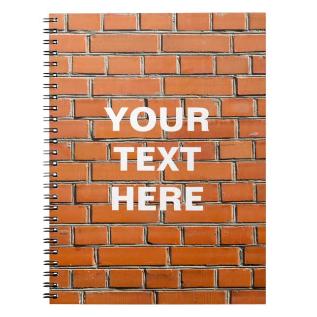 Brick Wall Notebook (Front)