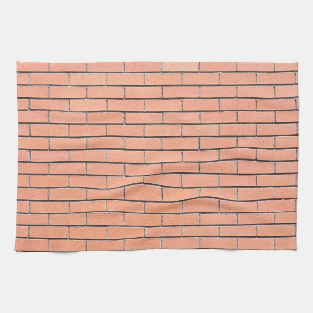 Brick wall pattern kitchen towel (Horizontal)