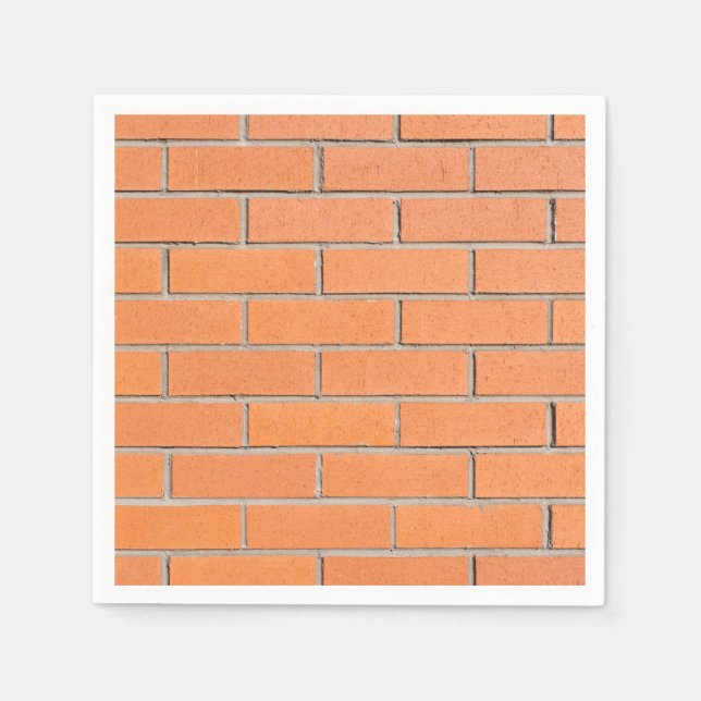 Brick wall pattern napkin (Front)
