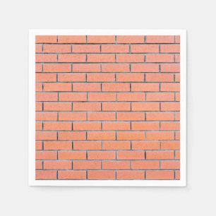 Brick wall pattern napkin