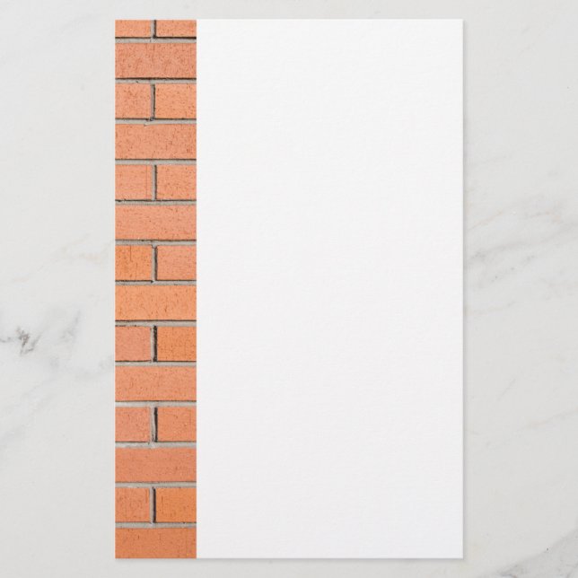 Brick wall pattern stationery (Front)