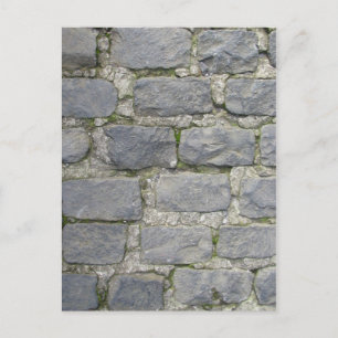 Brick Wall postcard, customize Postcard