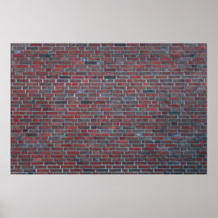 Brick wall poster
