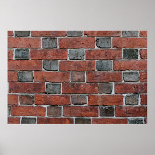 Brick wall poster