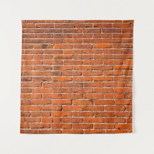 Brick wall red brick wall wall tapestry (Front)