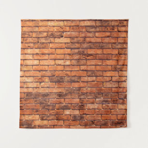 Brick wall red structure masonry tapestry