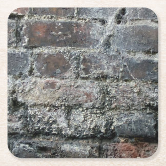 Brick Wall Square Paper Coaster