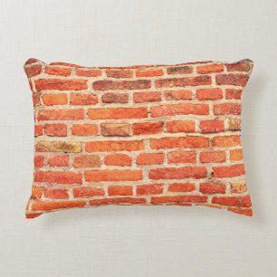 Brick wall texture brick wall accent pillow