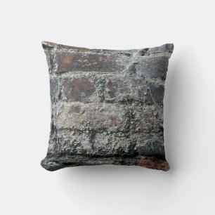 Brick Wall Throw Pillow