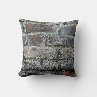 Brick Wall Throw Pillow