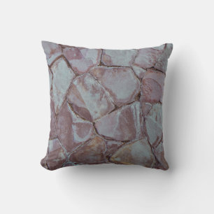 Brick wall throw pillow