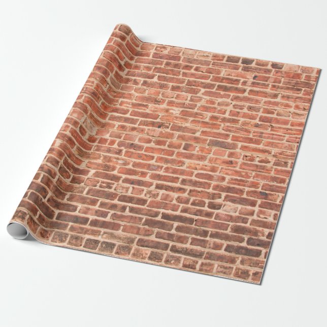 Brick Wall with Dark Gradient at Bottombrick,wall, Wrapping Paper (Unrolled)