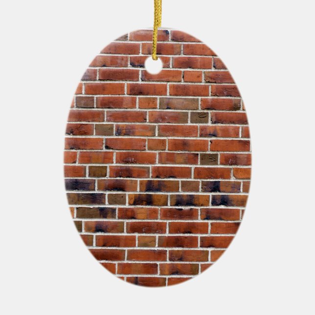 Brick wall with joints ceramic ornament (Front)
