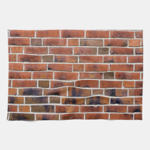 Brick wall with joints kitchen towel