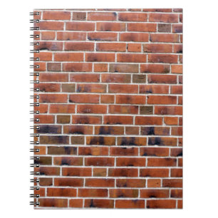 Brick wall with joints notebook