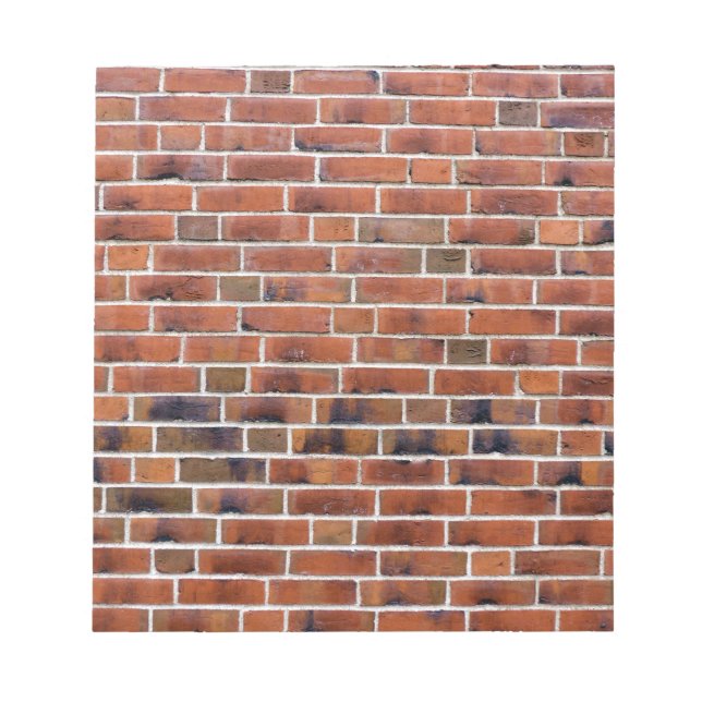 Brick wall with joints notepad (Front)