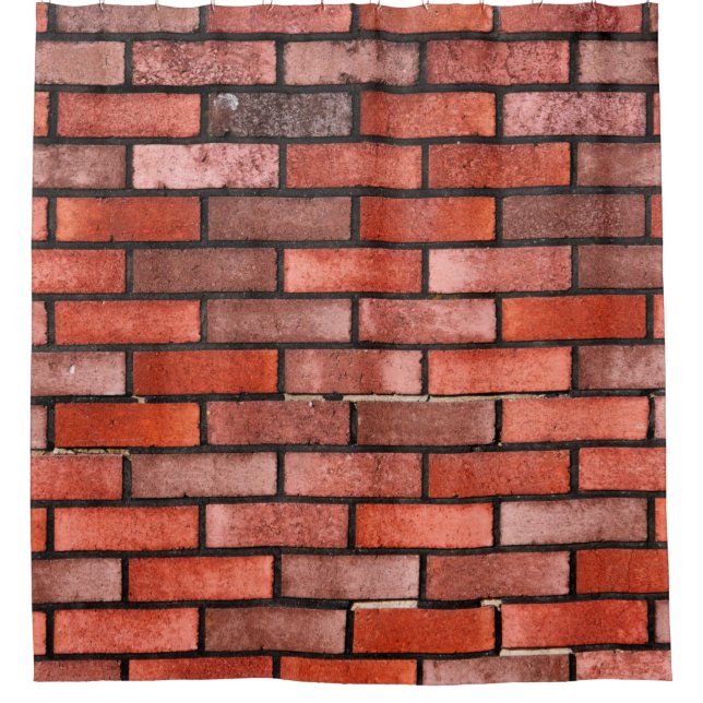 Brick wall with red brick, red brick background. b (Front)