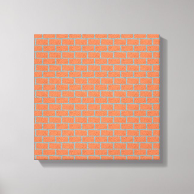 Brick Wall Wrapped Canvas 12" x 12", 1.5", Single (Front)
