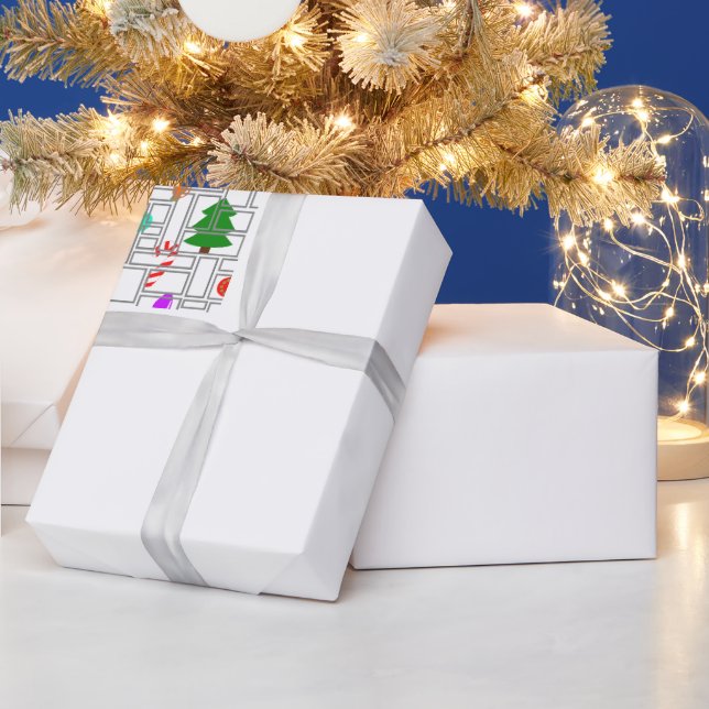 Bricked Christmas  Wrapping Paper (Holidays)