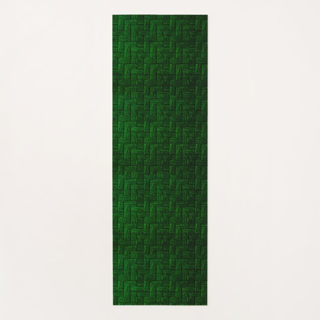 Bricked Green Yoga Mat (Front)