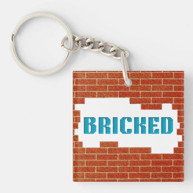 Bricked Keychain (Front)