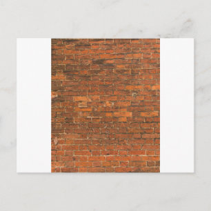 bricked postcard