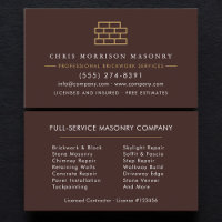 Bricklayer Brick Masonry Construction Company