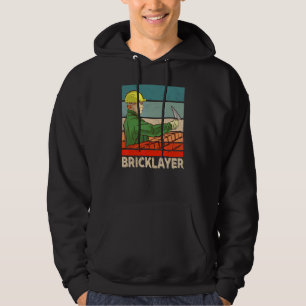 Bricklayer Bricklaying Mason Brick 1 Hoodie