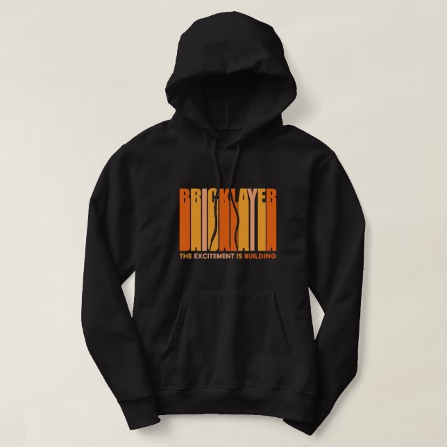 Bricklayer Bricks Funny Bricklayer Builder Brick M Hoodie (Design Front)