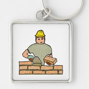 Bricklayer Keychain