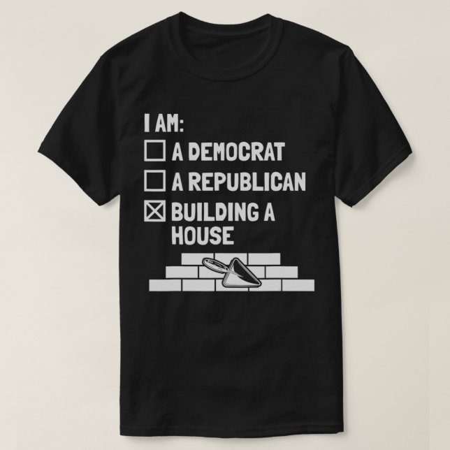 Bricklayer Masonry Mason Bricklaying  Building A H T-Shirt (Design Front)