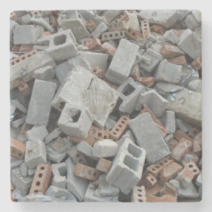 Bricks & Blocks Demolition Rubble Debris Coaster