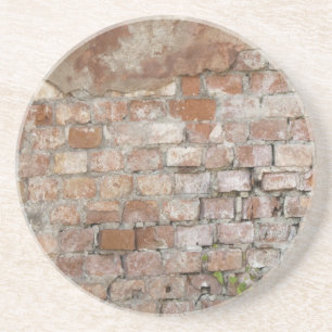 Bricks old wall coaster