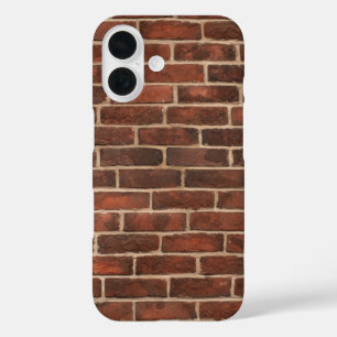 Bricks Pattern iPhone 16 Case