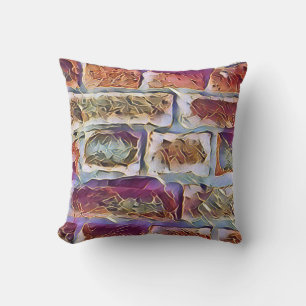 BRICKS THROW PILLOW
