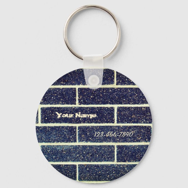 Bricks wall keychain (Front)