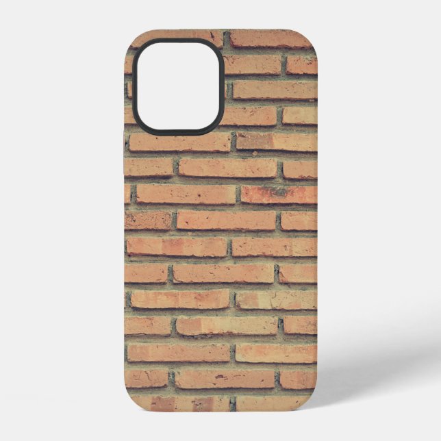 Bricks wall red bricks brick wall iPhone case (Back)