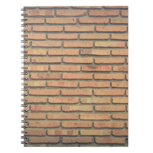 Bricks wall red bricks brick wall notebook