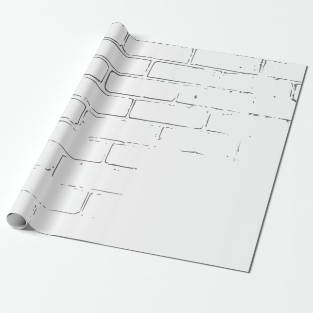Bricks wall texture background wrapping paper (Unrolled)