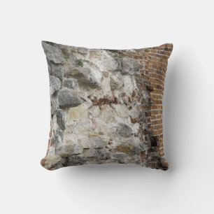 BRICKS WALL THROW PILLOW