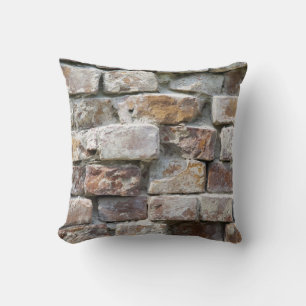 BRICKS WALL THROW PILLOW